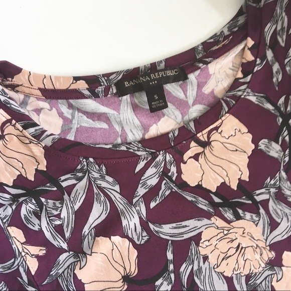 new Banana Republic ✦ Print Ruffle Tank ✦ Floral - Picture 3 of 12